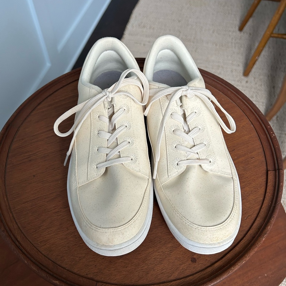 Allbirds Plant Pacer Cream Casual Sneakers Womens 9